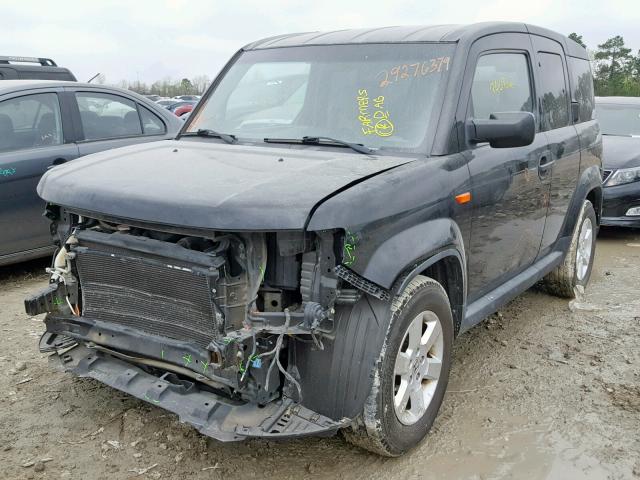 5J6YH1H72AL006136 - 2010 HONDA ELEMENT EX BLACK photo 2