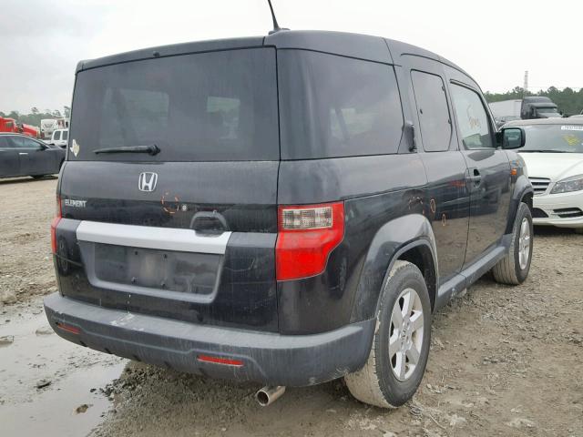 5J6YH1H72AL006136 - 2010 HONDA ELEMENT EX BLACK photo 4