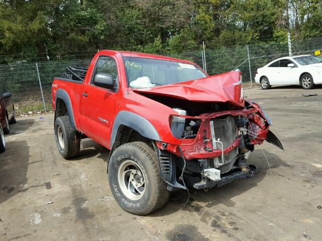 5TEPX42N15Z099428 - 2005 TOYOTA TACOMA RED photo 1