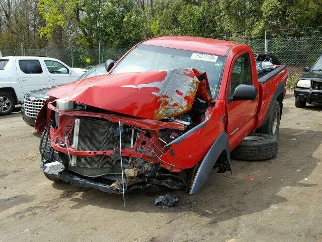 5TEPX42N15Z099428 - 2005 TOYOTA TACOMA RED photo 2