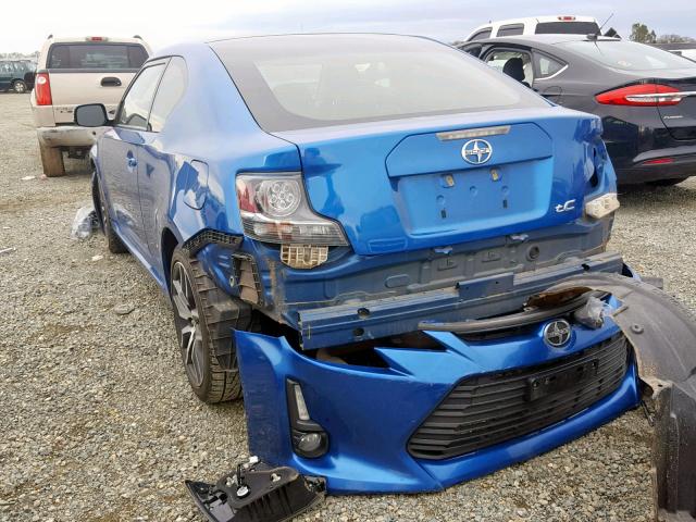 JTKJF5C76F3094572 - 2015 TOYOTA SCION TC ლურჯი ფოტო 3