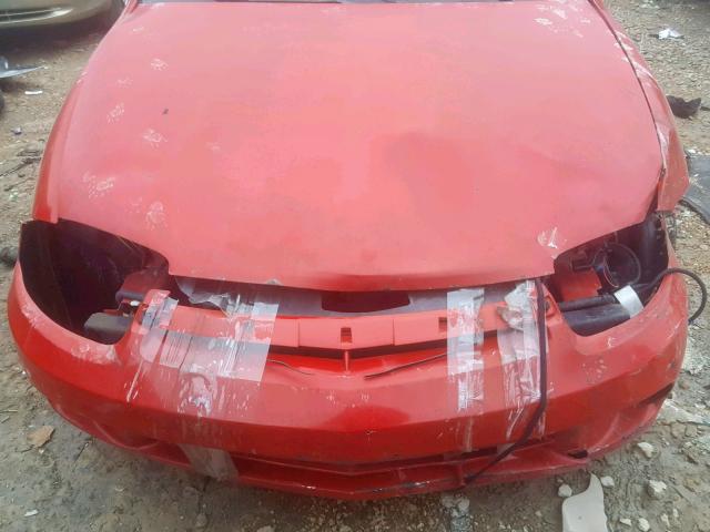 1G1JF12F937324076 - 2003 CHEVROLET CAVALIER L RED photo 9