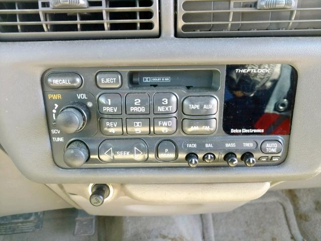 2G1WL52M6W9293764 - 1998 CHEVROLET LUMINA BAS 勃艮第红 照片 9