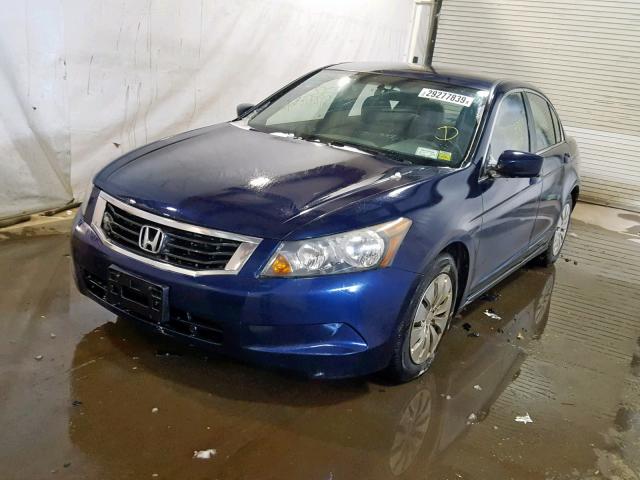 1HGCP26398A036802 - 2008 HONDA ACCORD BLUE photo 2