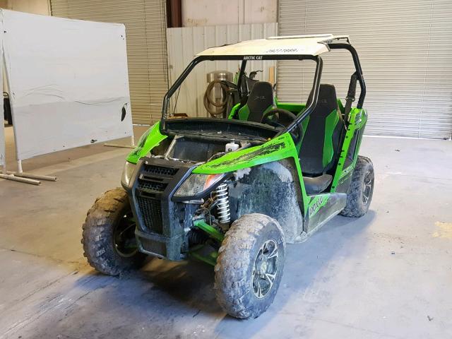 4UF14MPV0ET315588 - 2014 ARCTIC CAT WILDCAT GREEN photo 2