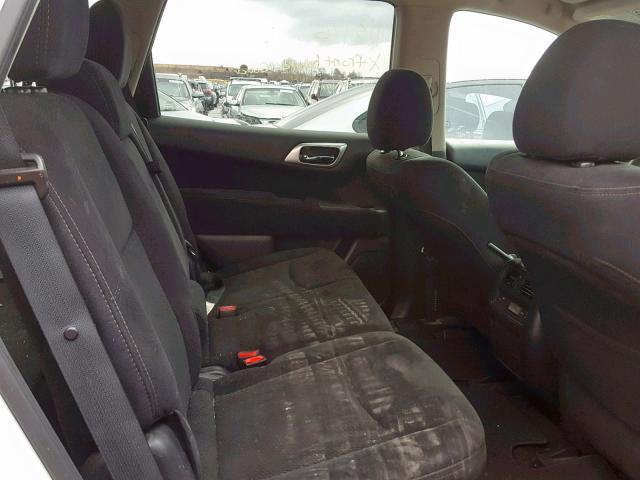 5N1AR2MM2FC628812 - 2015 NISSAN PATHFINDER WHITE photo 6