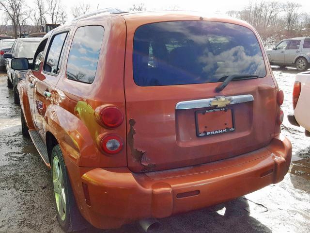 3GNDA23P56S634092 - 2006 CHEVROLET HHR LT ORANGE photo 3