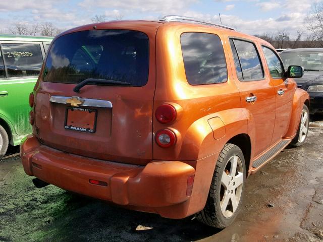 3GNDA23P56S634092 - 2006 CHEVROLET HHR LT ORANGE photo 4