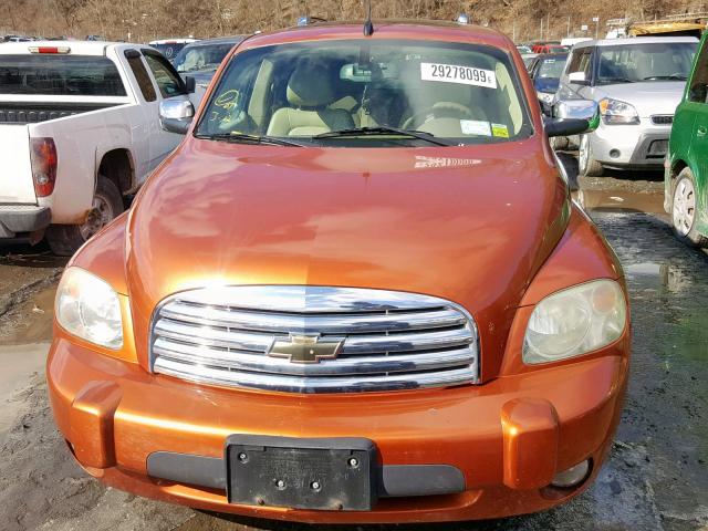 3GNDA23P56S634092 - 2006 CHEVROLET HHR LT ORANGE photo 9