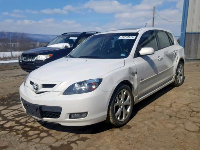 JM1BK344491240533 - 2009 MAZDA 3 S WHITE photo 2