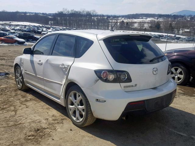 JM1BK344491240533 - 2009 MAZDA 3 S WHITE photo 3