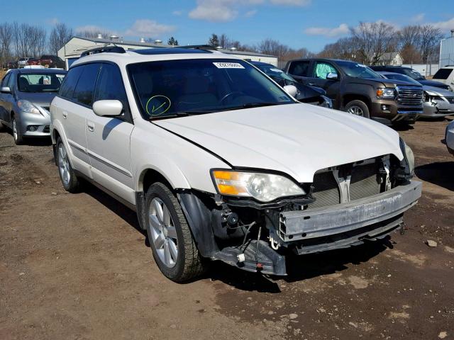 4S4BP62C177336316 - 2007 SUBARU OUTBACK OU WHITE photo 1