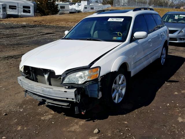 4S4BP62C177336316 - 2007 SUBARU OUTBACK OU WHITE photo 2