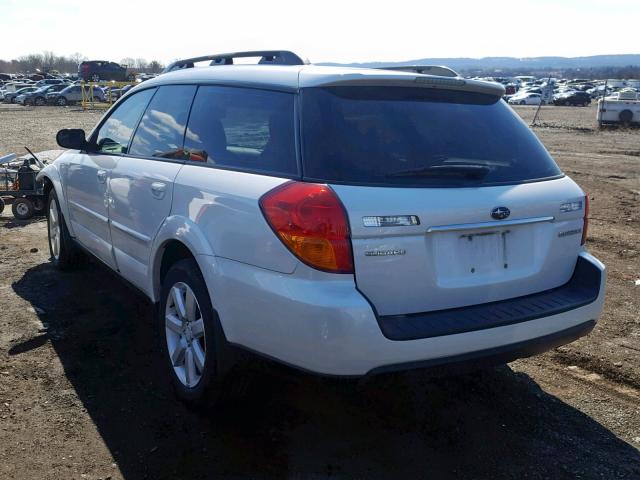 4S4BP62C177336316 - 2007 SUBARU OUTBACK OU WHITE photo 3