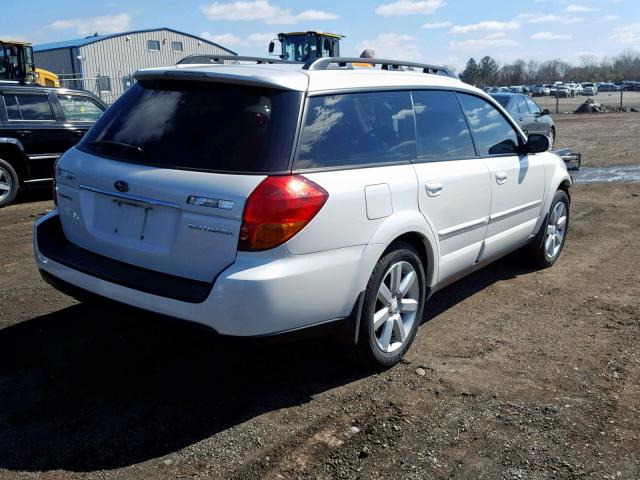 4S4BP62C177336316 - 2007 SUBARU OUTBACK OU WHITE photo 4