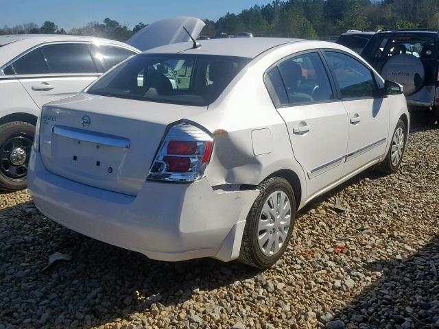 3N1AB6AP3AL648016 - 2010 NISSAN SENTRA 2.0 WHITE photo 4