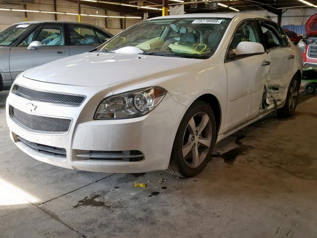 1G1ZC5E00CF281361 - 2012 CHEVROLET MALIBU 1LT 白色 照片 2