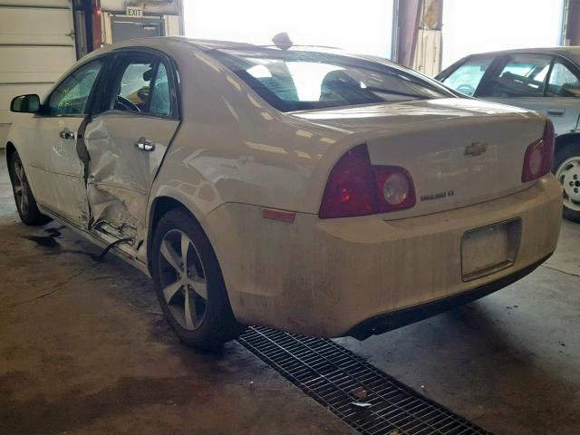 1G1ZC5E00CF281361 - 2012 CHEVROLET MALIBU 1LT 白色 照片 3