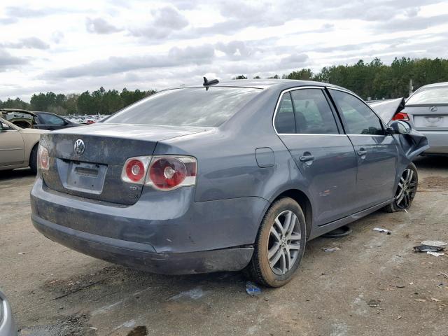 3VWDT71K96M753711 - 2006 VOLKSWAGEN JETTA TDI GRAY photo 4