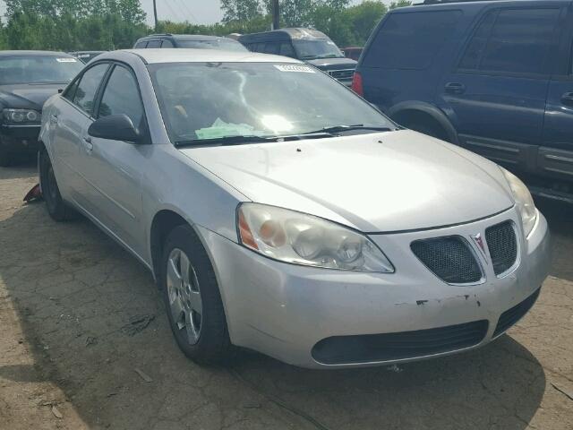 1G2ZF55B464286745 - 2006 PONTIAC G6 SE SILVER photo 1