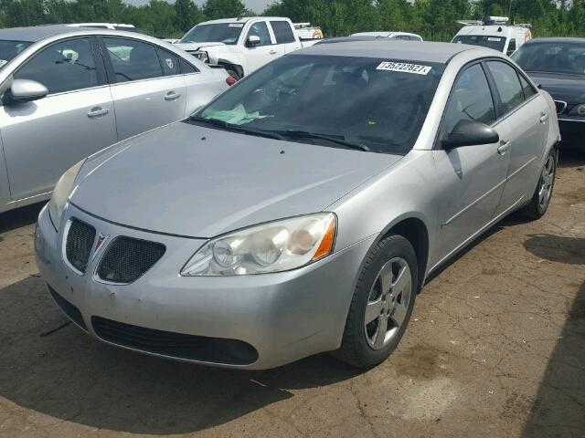 1G2ZF55B464286745 - 2006 PONTIAC G6 SE SILVER photo 2