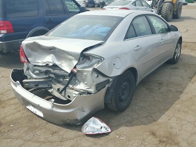 1G2ZF55B464286745 - 2006 PONTIAC G6 SE SILVER photo 4