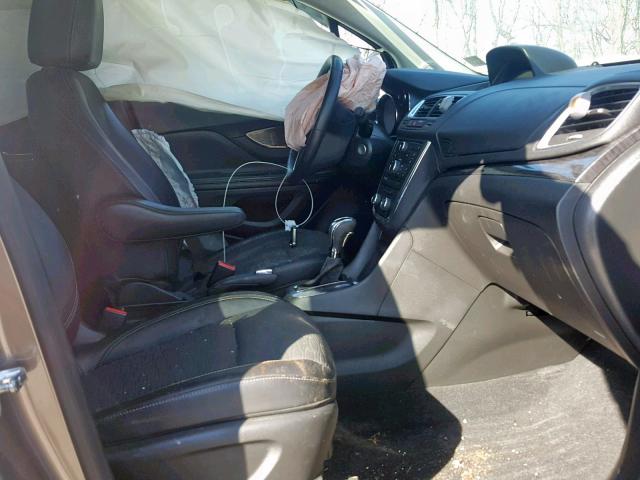 KL4CJESB3FB032129 - 2015 BUICK ENCORE BROWN photo 5