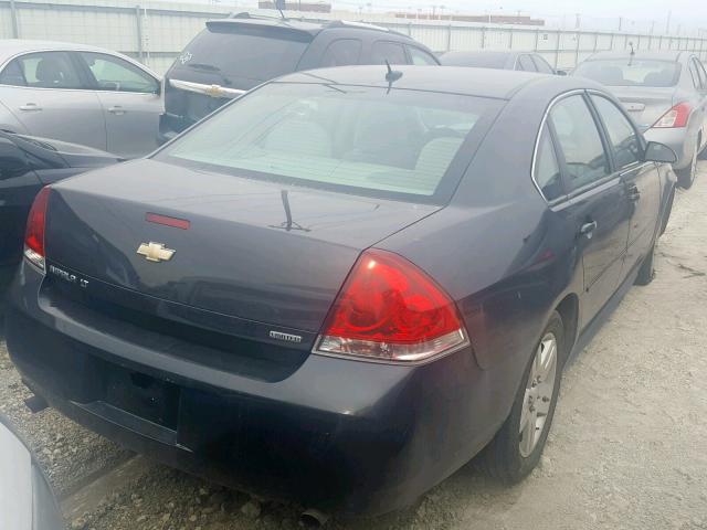 2G1WB5E36E1161168 - 2014 CHEVROLET IMPALA LIM BLACK photo 4