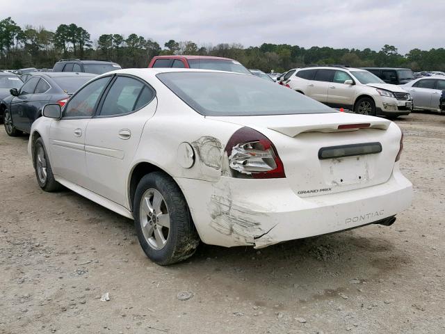 2G2WP522X51181092 - 2005 PONTIAC GRAND PRIX WHITE photo 3