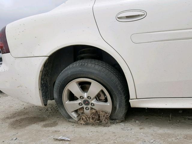 2G2WP522X51181092 - 2005 PONTIAC GRAND PRIX WHITE photo 9