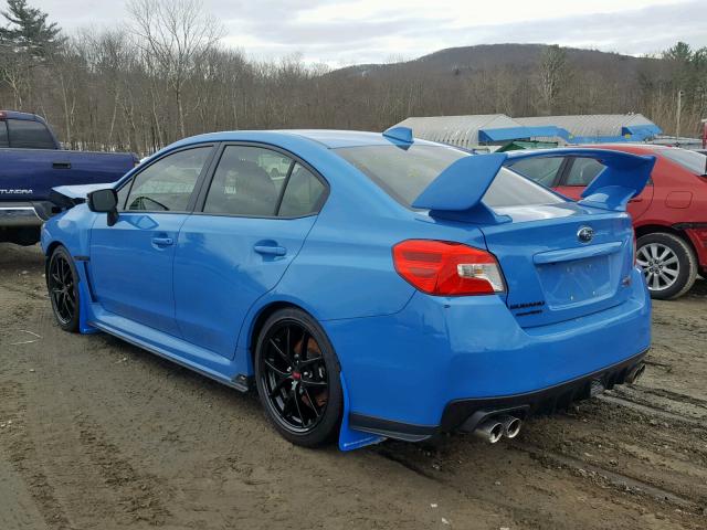 JF1VA2U62G9813512 - 2016 SUBARU WRX STI BLUE photo 3