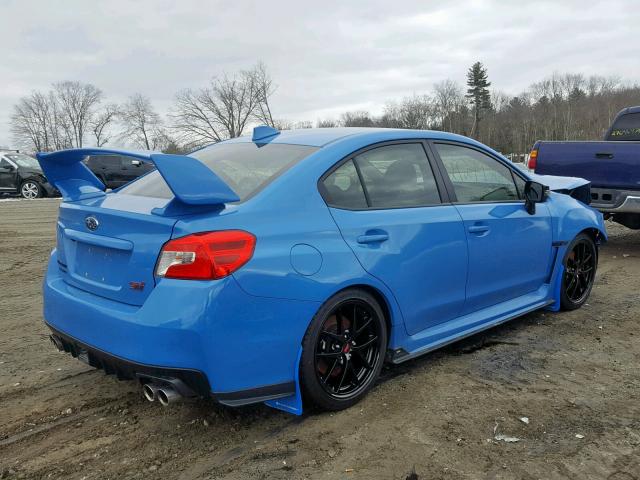 JF1VA2U62G9813512 - 2016 SUBARU WRX STI BLUE photo 4