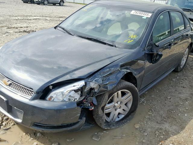 2G1WB5E34F1157525 - 2015 CHEVROLET IMPALA LIM GRAY photo 9