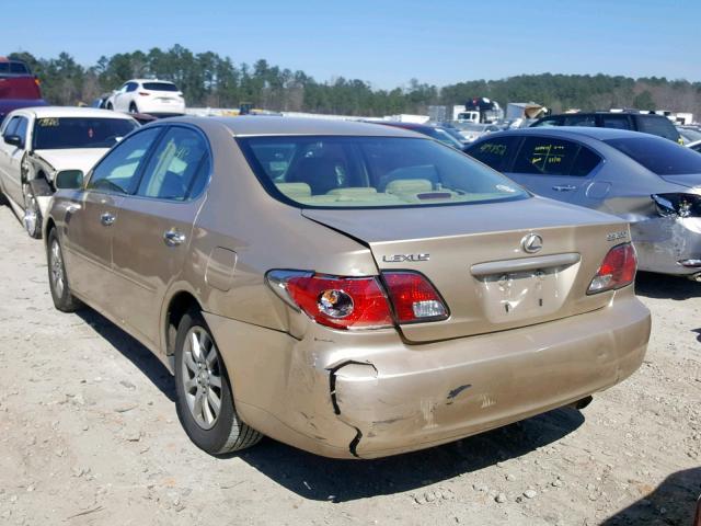 JTHBF30G420054179 - 2002 LEXUS ES 300 GOLD photo 3