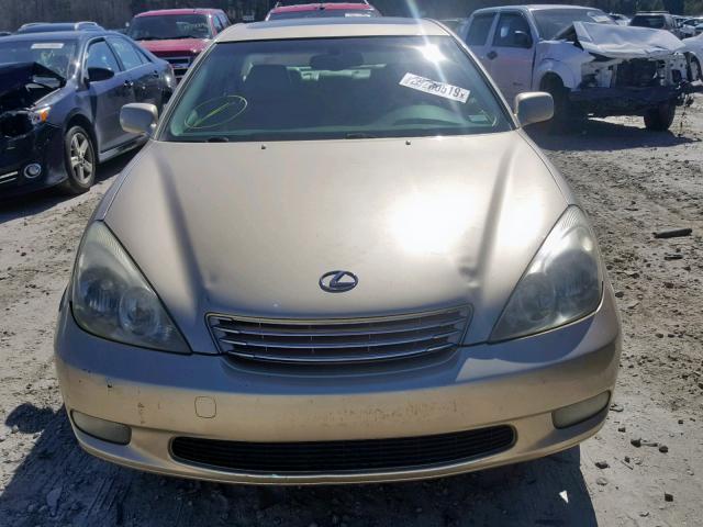 JTHBF30G420054179 - 2002 LEXUS ES 300 GOLD photo 9