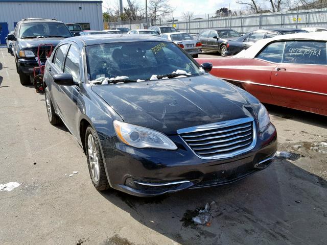 1C3CCBAB7CN292595 - 2012 CHRYSLER 200 LX BLACK photo 1