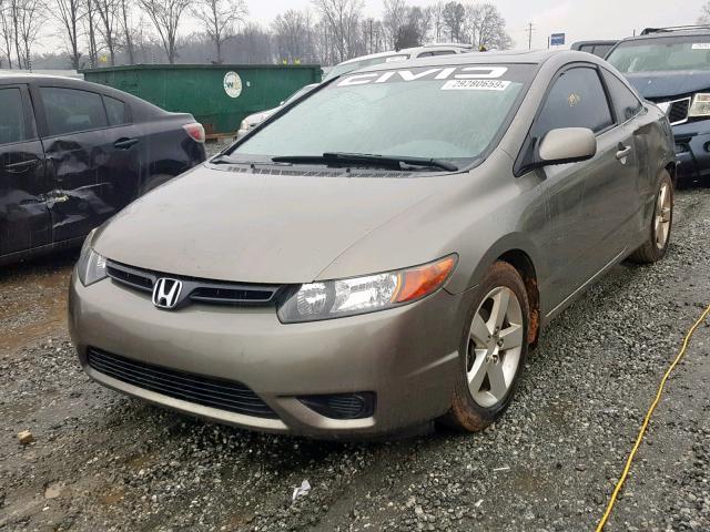 2HGFG11897H546352 - 2007 HONDA CIVIC EX GREEN photo 2