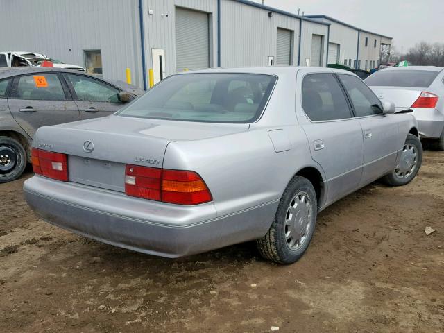 JT8BH28F7W0128474 - 1998 LEXUS LS 400 SILVER photo 4