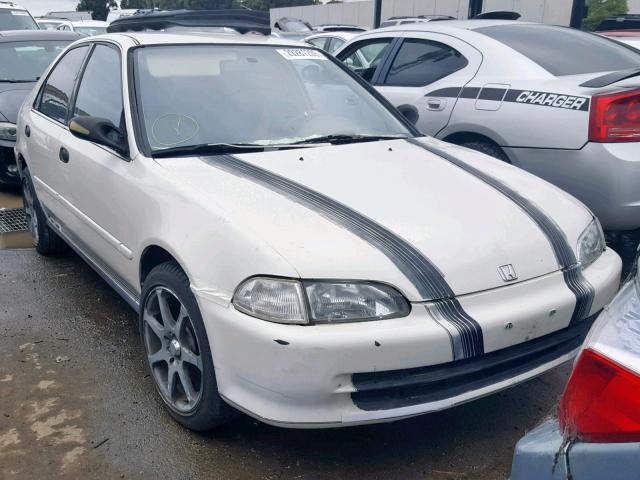 JHMEG8649NS014225 - 1992 HONDA CIVIC DX WHITE photo 1