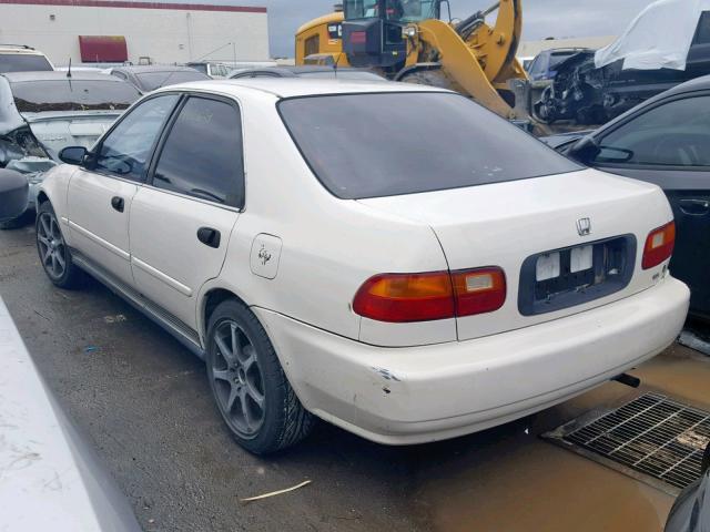 JHMEG8649NS014225 - 1992 HONDA CIVIC DX WHITE photo 3