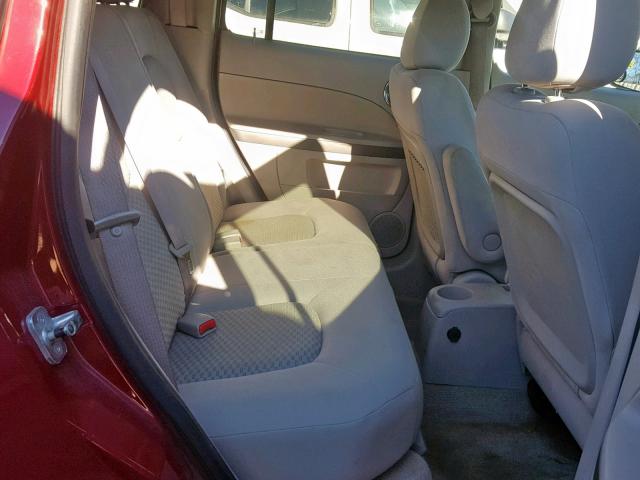 3GNDA13D77S582773 - 2007 CHEVROLET HHR LS Rojo foto 6