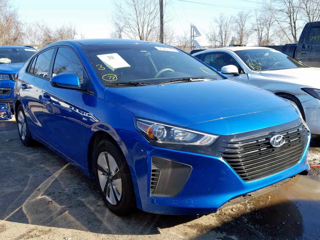 KMHC65LC9JU062422 - 2018 HYUNDAI IONIQ BLUE BLUE photo 1