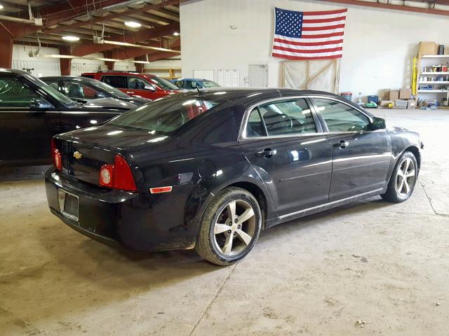 1G1ZC5E10BF316536 - 2011 CHEVROLET MALIBU 1LT BLACK photo 4