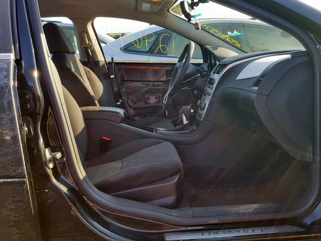 1G1ZC5E10BF316536 - 2011 CHEVROLET MALIBU 1LT BLACK photo 5