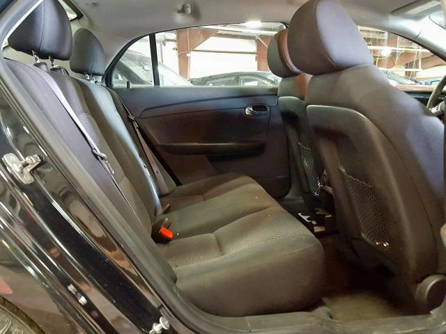 1G1ZC5E10BF316536 - 2011 CHEVROLET MALIBU 1LT BLACK photo 6