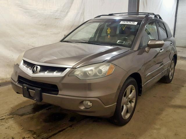 5J8TB185X7A011929 - 2007 ACURA RDX TECHNO SILVER photo 2