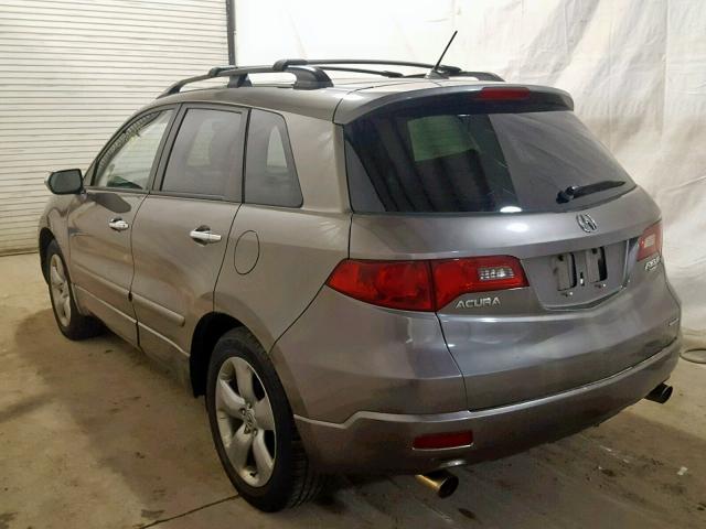 5J8TB185X7A011929 - 2007 ACURA RDX TECHNO SILVER photo 3