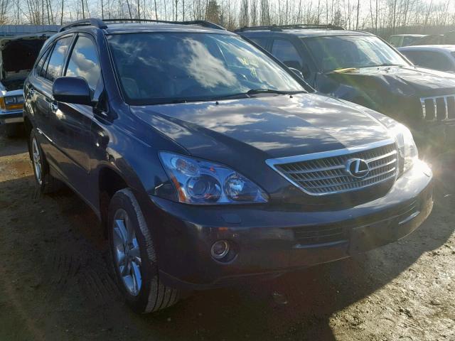 JTJHW31U082054271 - 2008 LEXUS RX 400H GRAY photo 1