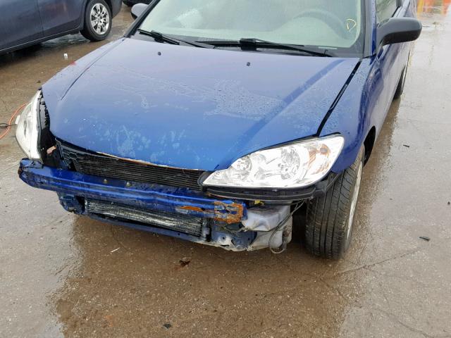 1HGEM22124L039481 - 2004 HONDA CIVIC DX V BLUE photo 9