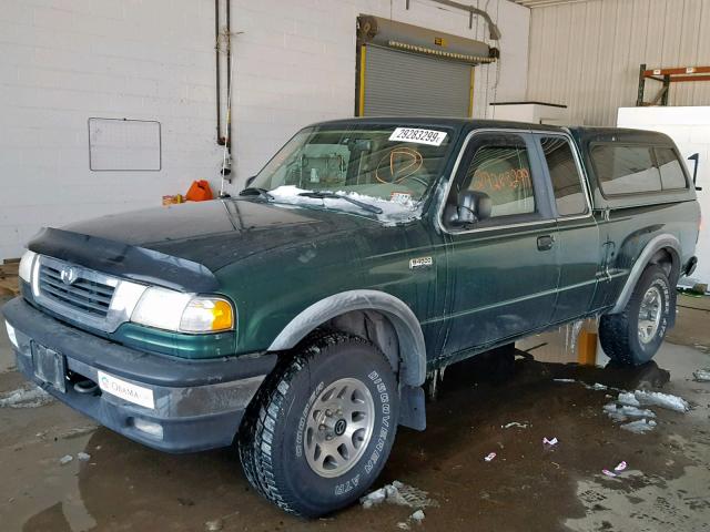 4F4ZR17X4YTM08332 - 2000 MAZDA B4000 TROY GREEN photo 2